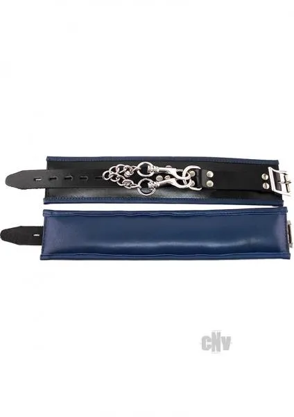 Anal Seductucom Rouge Padded Ankle Cuff BlackBlue