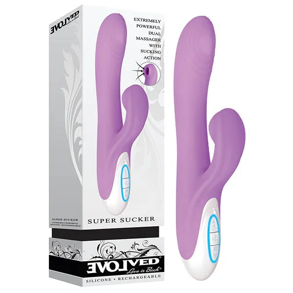 Evolved Female Sex Toys Super Sucker Purple 229 cm 9 USB Rechargeable Rabbit Vibrator with Sucking Clit Stim Evolved Female Sex Toys Super Sucker Purple 229 cm 9 USB Rechargeable Rabbit Vibrator with Sucking Clit Stim