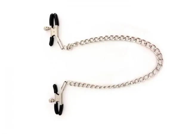 Female Sex Toys M2M M2 M Nipple Clamps Small Plier Chrome With Chain