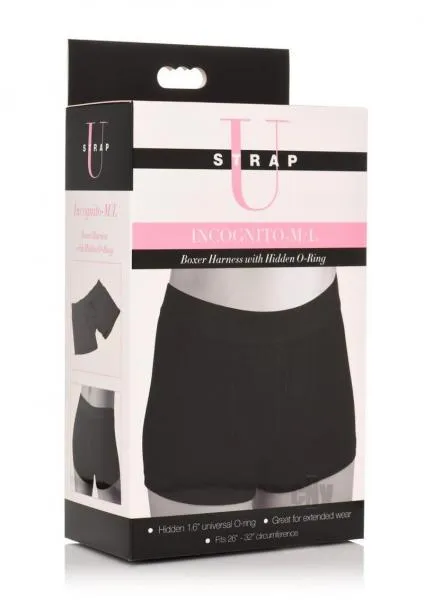 Female Sex Toys Seductucom Strap U Incognito Boxer Harness ML Blk