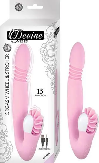 Nasstoys Vibrators Devine Vibes Orgasm Wheel Stroker Pink