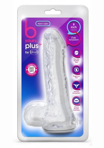 Seductucom Dildos B Yours Plus Ram N Jam Clear
