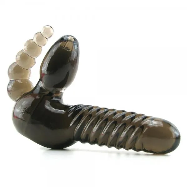 Strapless Strap On With Anal Stimulator Smoke Pipedream Female Sex Toys