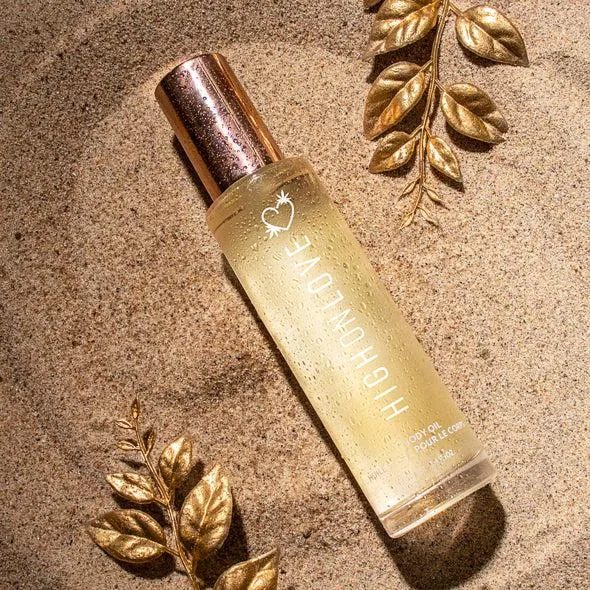 Female Sex Toys High On Love Dry Body Oil Hemp Infused
