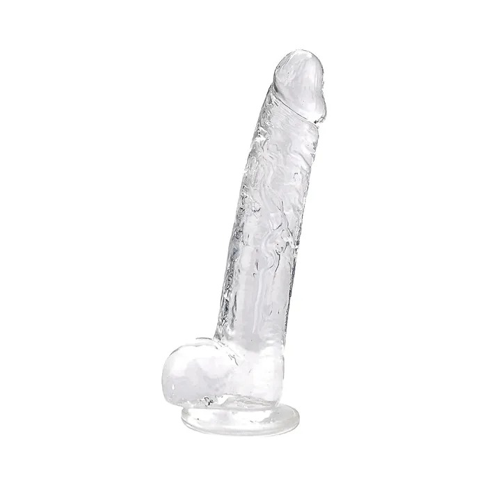 Loving Joy 9 Inch Dildo with Balls Clear Loving Joy Dildos