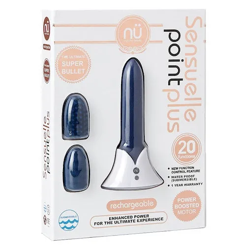 n Sensuelle Point Plus 20 Function Bullet Sleeves 4 colours Nu Sensuelle Vibrators n Sensuelle Point Plus 20 Function Bullet Sleeves 4 colours Nu Sensuelle Vibrators