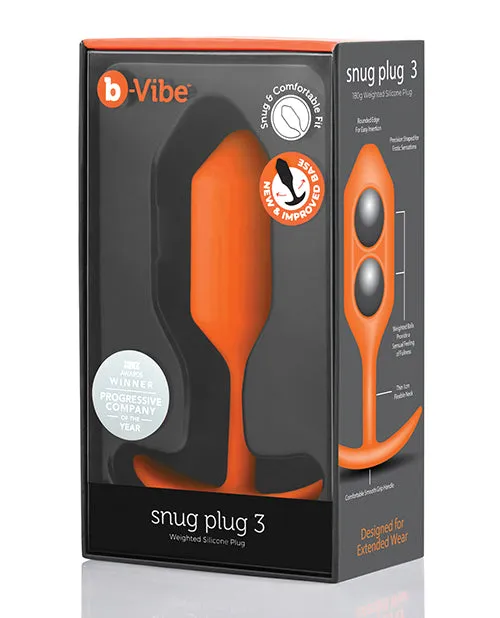 Bvibe Weighted Snug Plug 3 180 G Cotr INC Anal