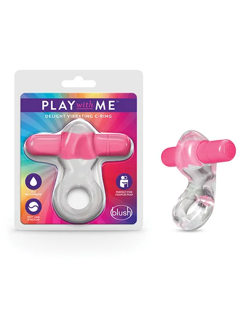 Blush Novelties Couples Blush Play With Me Delight Vibrating C Ring