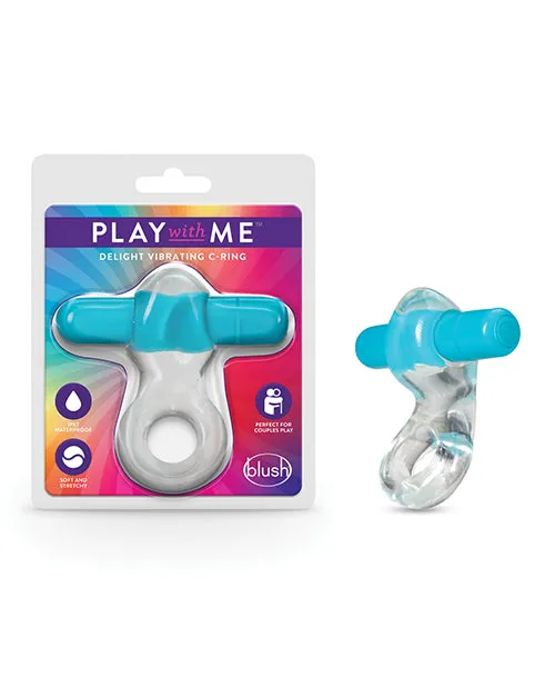 Blush Novelties Couples Blush Play With Me Delight Vibrating C Ring