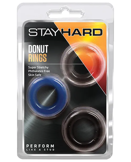Blush Stay Hard Donut Rings 3 Pack Blush Novelties Dildos