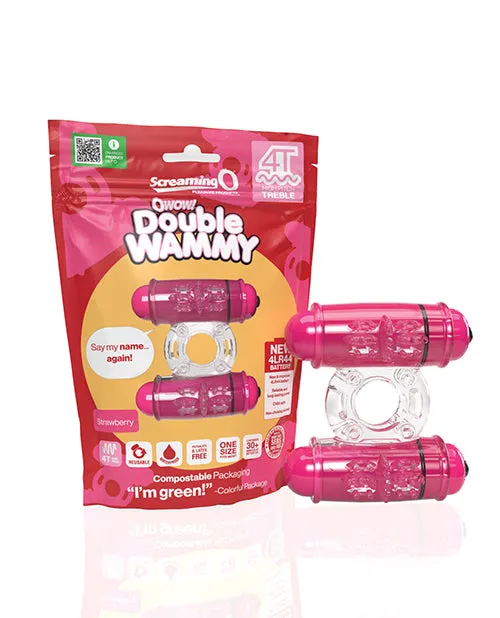 Bushman Products Dildos Screaming O 4T Double Wammy Strawberry