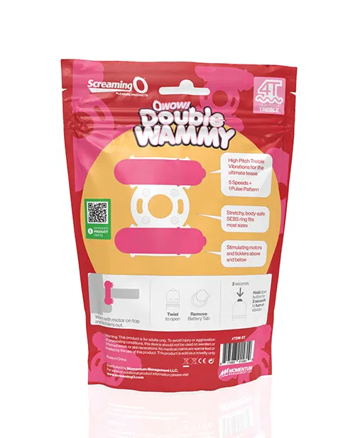 Bushman Products Dildos Screaming O 4T Double Wammy Strawberry
