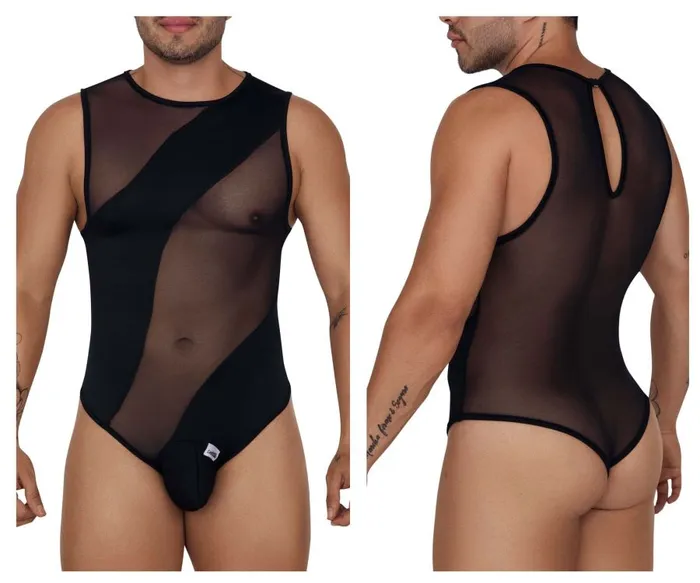 CandyMan Mesh Bodysuit Teddies And Bodies