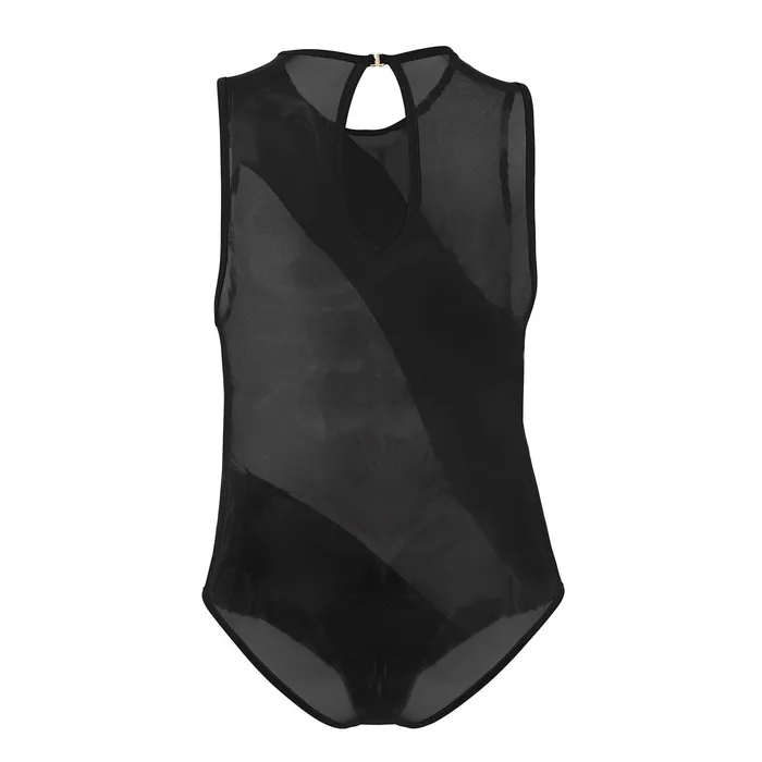 CandyMan Mesh Bodysuit Teddies And Bodies