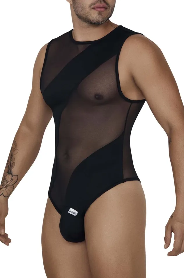 CandyMan Mesh Bodysuit Teddies And Bodies