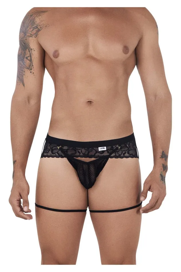 Couples MeshLace Garter Thongs CandyMan