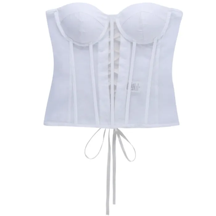Couples Taras Teazers Strapless Lace Mesh Corset