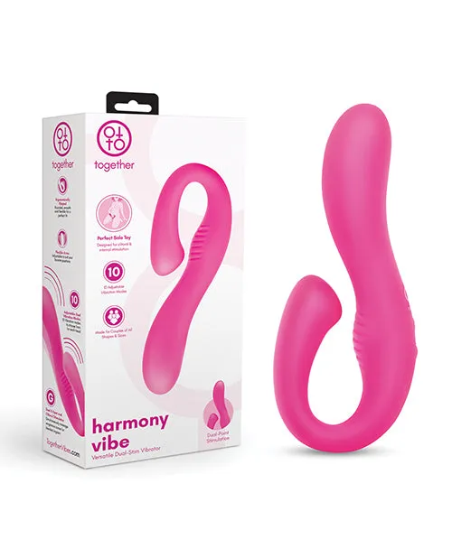 Electric Eel INC Together Harmony Vibe Versatile DualStim Vibrator Pink Vibrators Electric Eel INC Together Harmony Vibe Versatile DualStim Vibrator Pink Vibrators