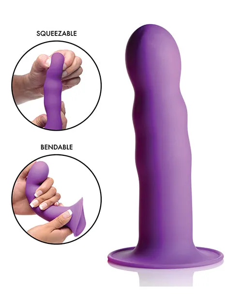 Xr LLC Dildos Squeezeit Squeezable Wavy Dildo