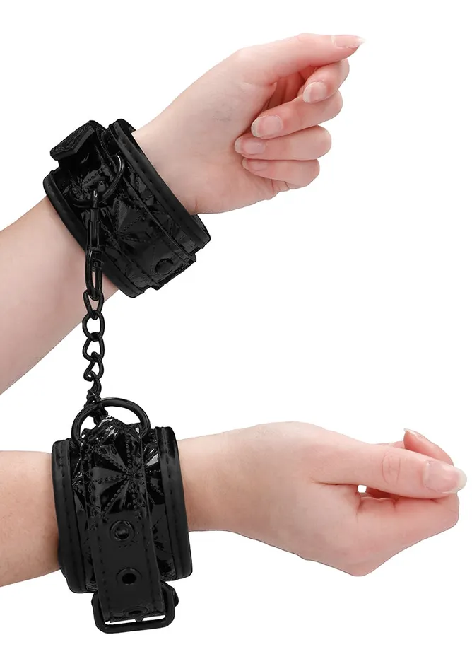 Anal Shots America Luxury Hand Cuffs Black