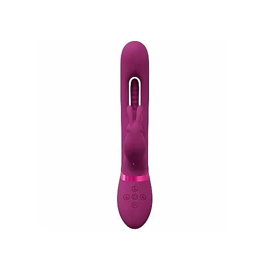 Female Sex Toys Vive VIVE Mika Rechargeable Triple Motor with GSpot Flapper