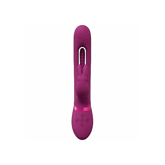 Female Sex Toys Vive VIVE Mika Rechargeable Triple Motor with GSpot Flapper