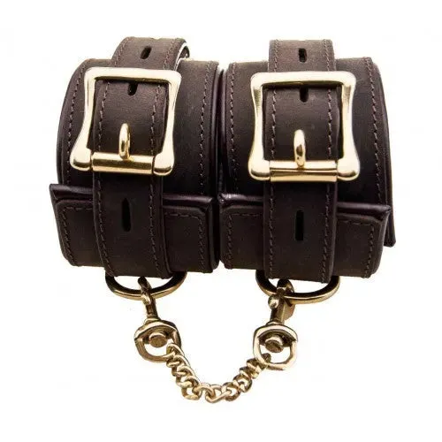 Restraints Bound BOUND Nubuck Leather Wrist Restraints