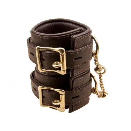 Restraints Bound BOUND Nubuck Leather Wrist Restraints