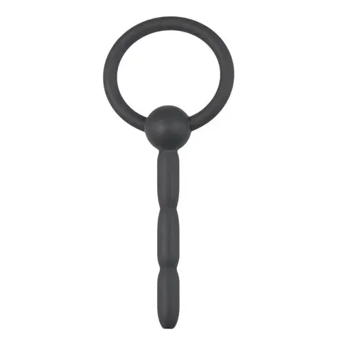 Ribbed Hollow Silicone Penis Plug Sinner Gear Male Sex Toys