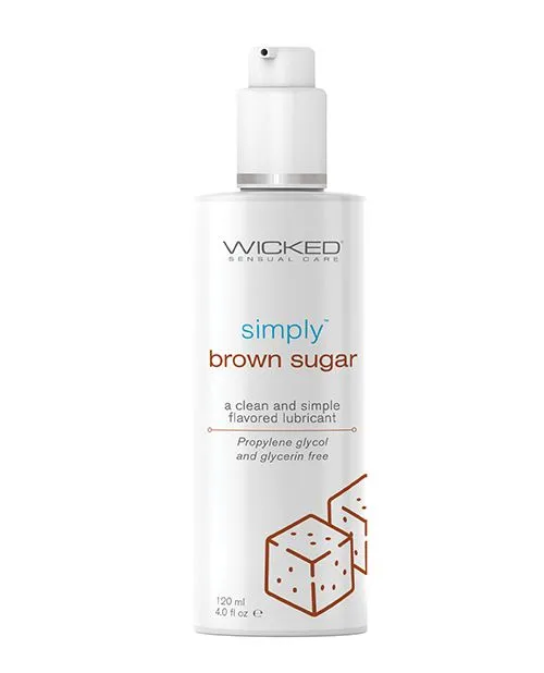 Wicked Sensual Care Lubricants Wicked Sensual Care Simply Water Based Lubricant 4 oz Brown Sugar Wicked Sensual Care Lubricants Wicked Sensual Care Simply Water Based Lubricant 4 oz Brown Sugar