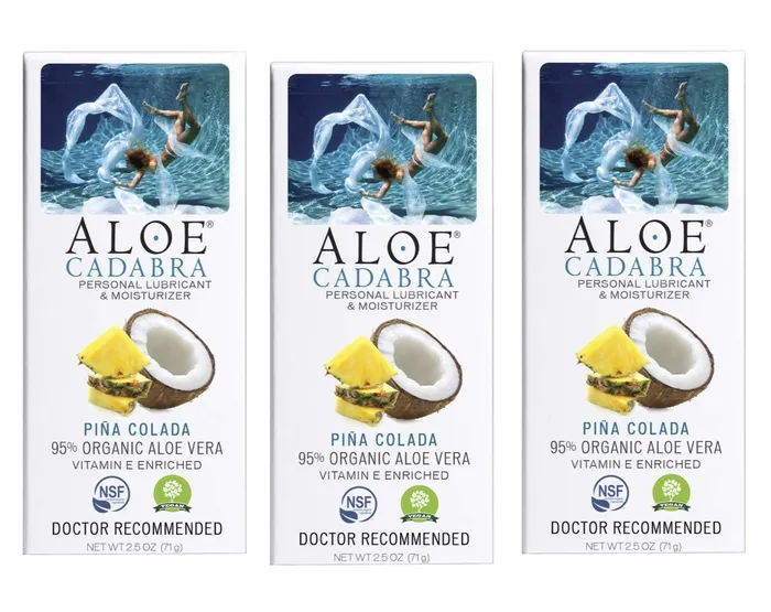 Aloe Cadabra Organic Lube Pina Colada 25Oz Aloe Cadabra Vibrators