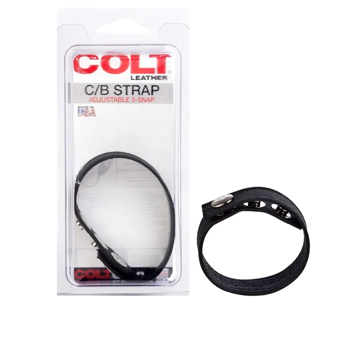 CalExotics Restraints Colt Adjust 3 Snap Leather