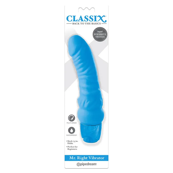 Classix Mr Right Vibrator Blue Pipedream Vibrators