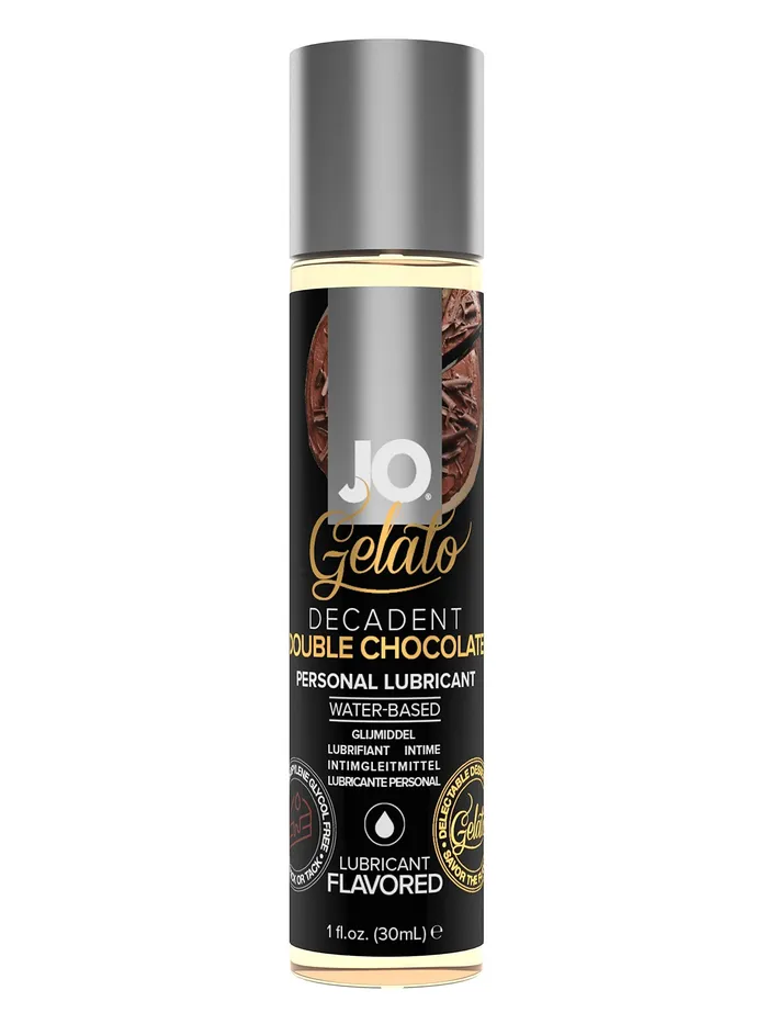 Dildos System Jo Jo Gelato Decadent Double Chocolate Water Based Lube 1Oz