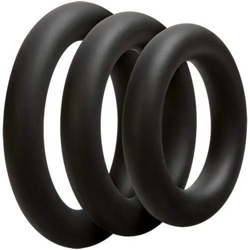 Doc Johnson Male Sex Toys Optimale Set of 3 Thick Silicone Cock Rings Doc Johnson Male Sex Toys Optimale Set of 3 Thick Silicone Cock Rings