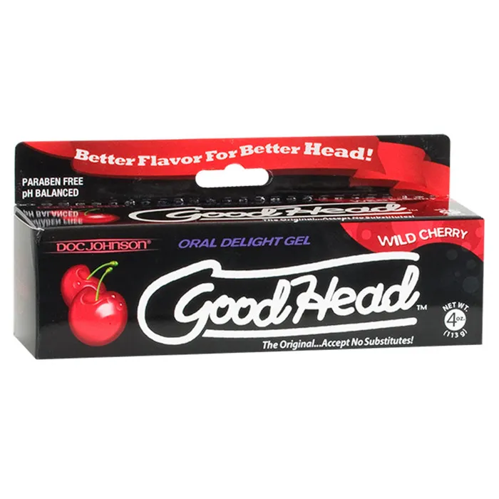 Enhancers Doc Johnson Goodhead Oral Delight Gel Cherry 4Oz