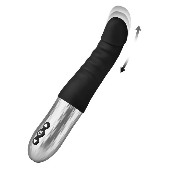 Forto Thruster Rechargeable Silicone Thrusting GSpot Vibrator Black Vvole Vibrators Forto Thruster Rechargeable Silicone Thrusting GSpot Vibrator Black Vvole Vibrators