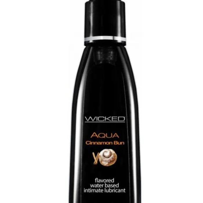 Lubricants Wicked Sensual Care Wicked Aqua Cinnamon Bun Lubricant 2oz