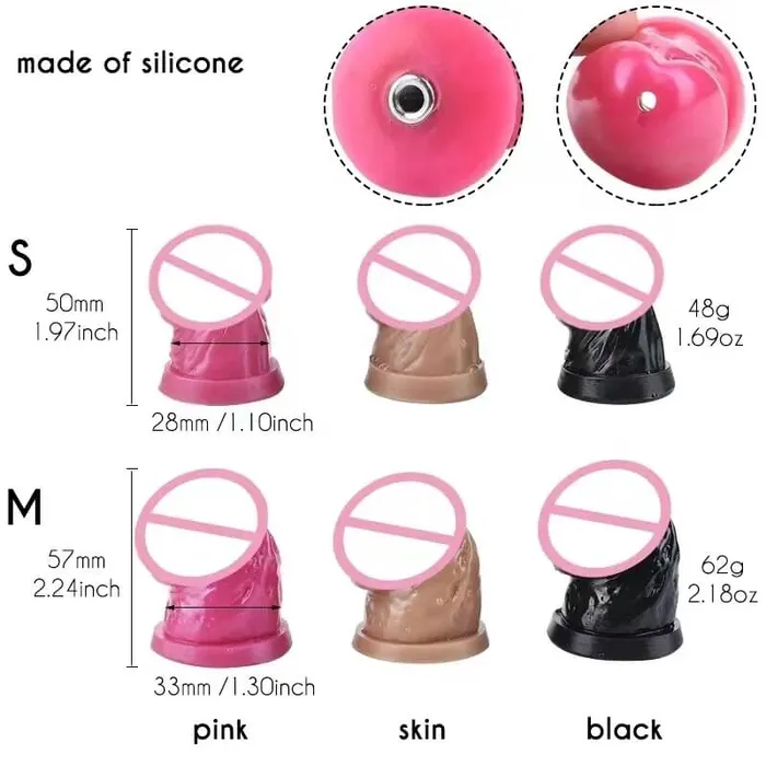 Male Sex Toys CHASTITY CAGE CO Inverted 402 DIY Silicone Dildo Sleeve Chastity Cage