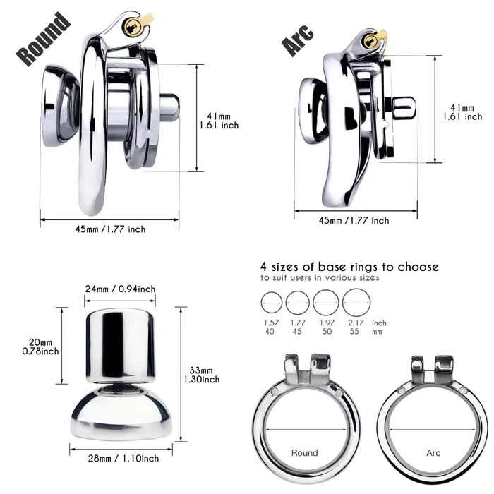 Male Sex Toys CHASTITY CAGE CO Inverted 402 DIY Silicone Dildo Sleeve Chastity Cage