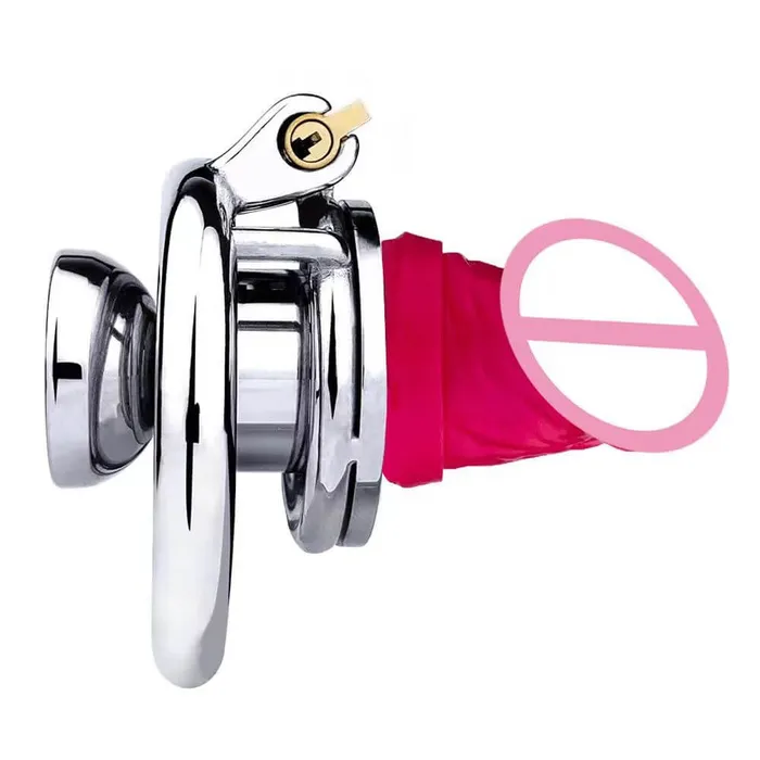 Male Sex Toys CHASTITY CAGE CO Inverted 402 DIY Silicone Dildo Sleeve Chastity Cage