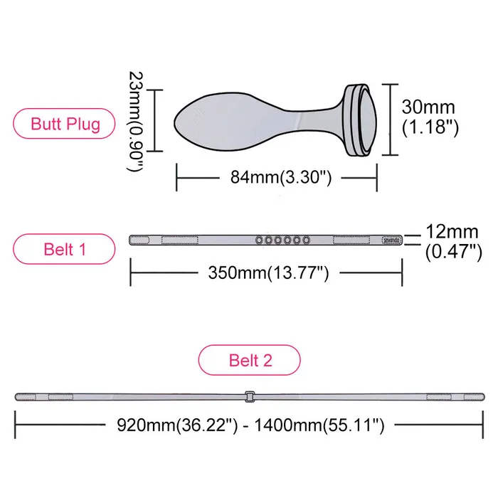 Male Sex Toys CHASTITY CAGE CO Rattlesnake Chastity Cage