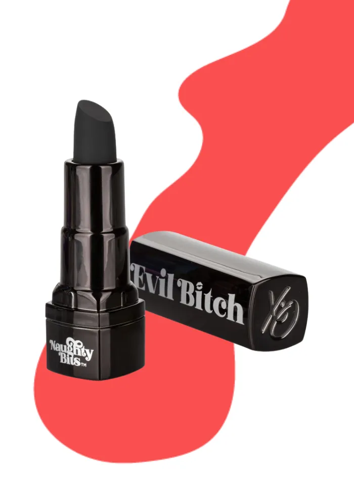 Naughty Bits by CaleXOtics Female Sex Toys Naughty Bits EVIL BITCH Lipstick Vibrator