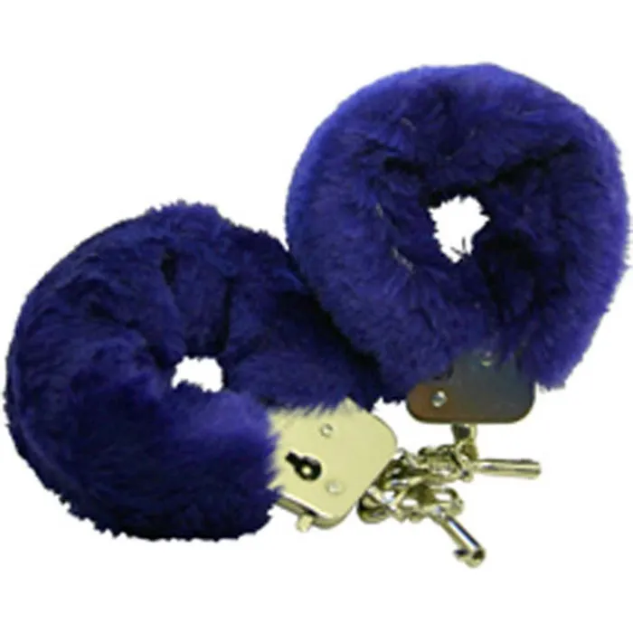 Personalcrave Golden Triangle 46013 Plush Love Cuffs Zebra Vibrators