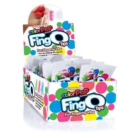 Screaming O Anal Color Pop Fing O Tip Assorted 18Pc
