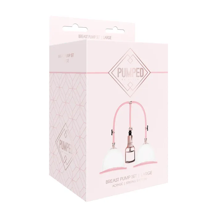 Shots Pumped Breast Pump Set Male Sex Toys
