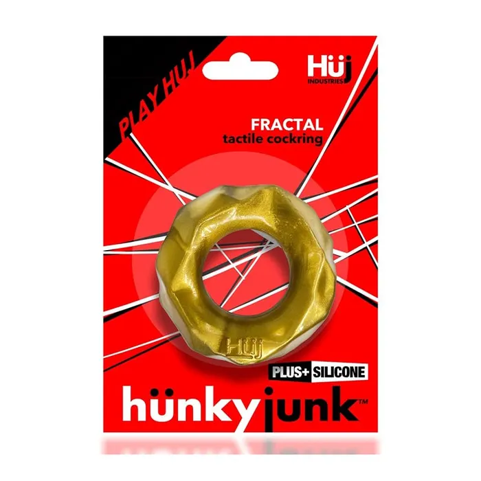 Vibrators Hunkyjunk Fractal Cockring Bronze Net hnkyjunk