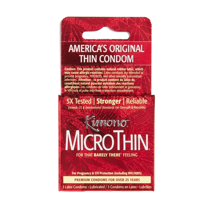 Vibrators Kimono Kimono Microthin Barely There Condoms Sensitive Latex Our Thinnest Condom 3 Count