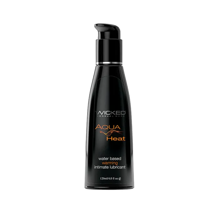 Wicked Sensual Care Collection Vibrators Wicked Aqua Heat Waterbased Lube 4Oz