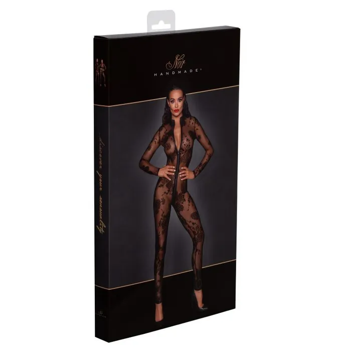 Anal Noir Long Tulle Overall w 3 Way Zipper Small Black Anal Noir Long Tulle Overall w 3 Way Zipper Small Black